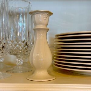 Lenox Casual Elegance Ceramic Candle Holder 5” like new